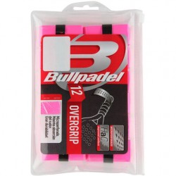 12x Overgrip  Bullpadel Fluor roze- 12 Stuks
