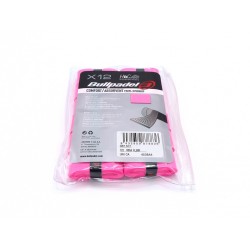 Bullpadel X12- Overgrip Fluor roze- 12 Stuks