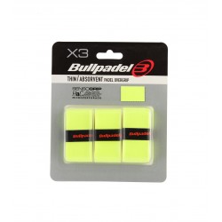 3x Overgrip - Bullpadel X3- Fluor Geel – 3 Stuks