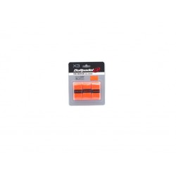 3X OVERGRIP - BULLPADEL X3- Oranje – 3 STUKS