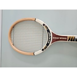 Dunlop - Gold Wing |Vintage houten tennisracket