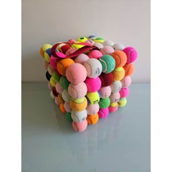 Kleuren Hocker (poef) | Stefano Melo | Oudetennisballen.com ART