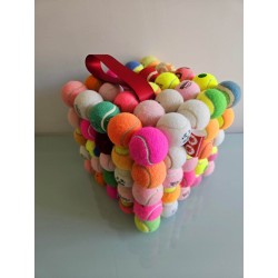 Kleuren Hocker (poef) | Stefano Melo | Oudetennisballen.com ART