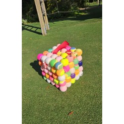 Kleuren Hocker (poef) | Stefano Melo | Oudetennisballen.com ART