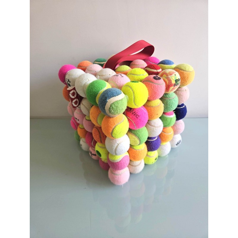 Kleuren Hocker (poef) | Stefano Melo | Oudetennisballen.com ART