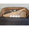 Vintage Slazenger Tennis Bag – Blue Leather