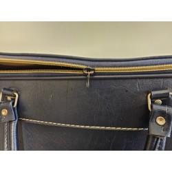 Vintage Slazenger Tennis Bag – Blue Leather