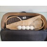 Vintage Slazenger Tennis Bag – Blue Leather