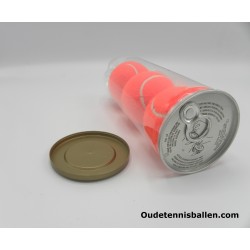 Kleuren tennisballen oranje