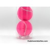 Kleuren tennisballen roze