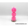 Kleuren tennisballen roze