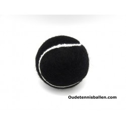 Kleuren tennisballen zwart