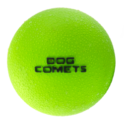 Lime groen apporteerbal 100% rubber