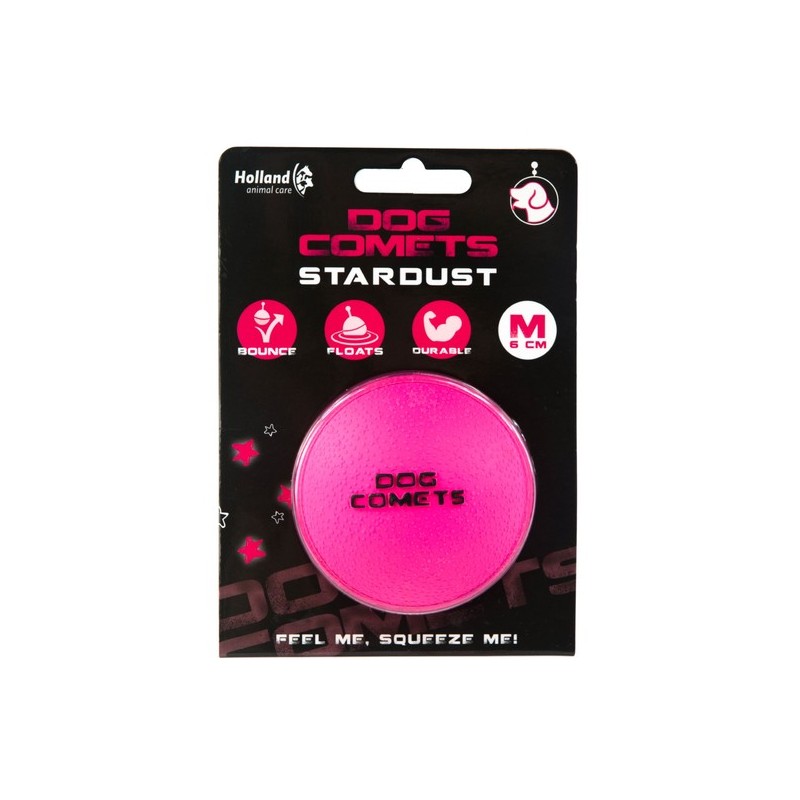 Dog Comets Ball Stardust Pink