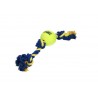 Giant 3-Knot Cotton Rope 60 cm with Tuff Ball (10 cm)