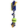 Giant 3-Knot Cotton Rope 60 cm with Tuff Ball (10 cm)