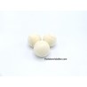 Kleuren tennisballen wit